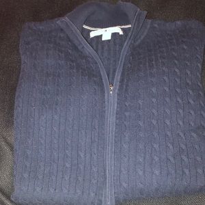 Tommy Hilfiger Navy zip up cardigan